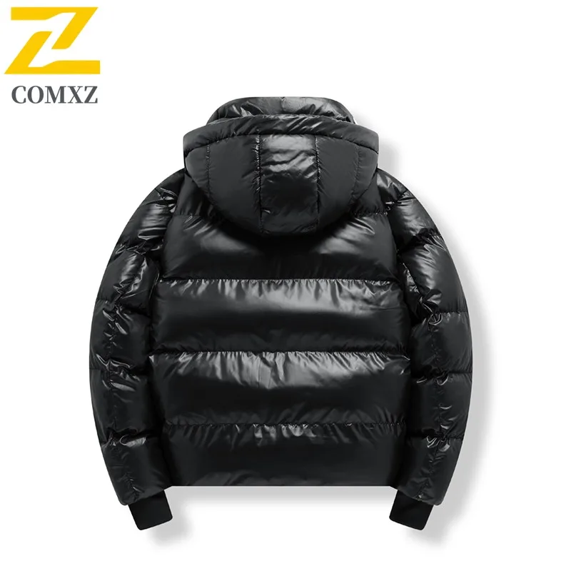 Winter Jacket 2025 New Trendy Graphene Heating Thick Warm Parka Resistant Removable Hat Outdoor Skiing Camping Cold Proof Coat