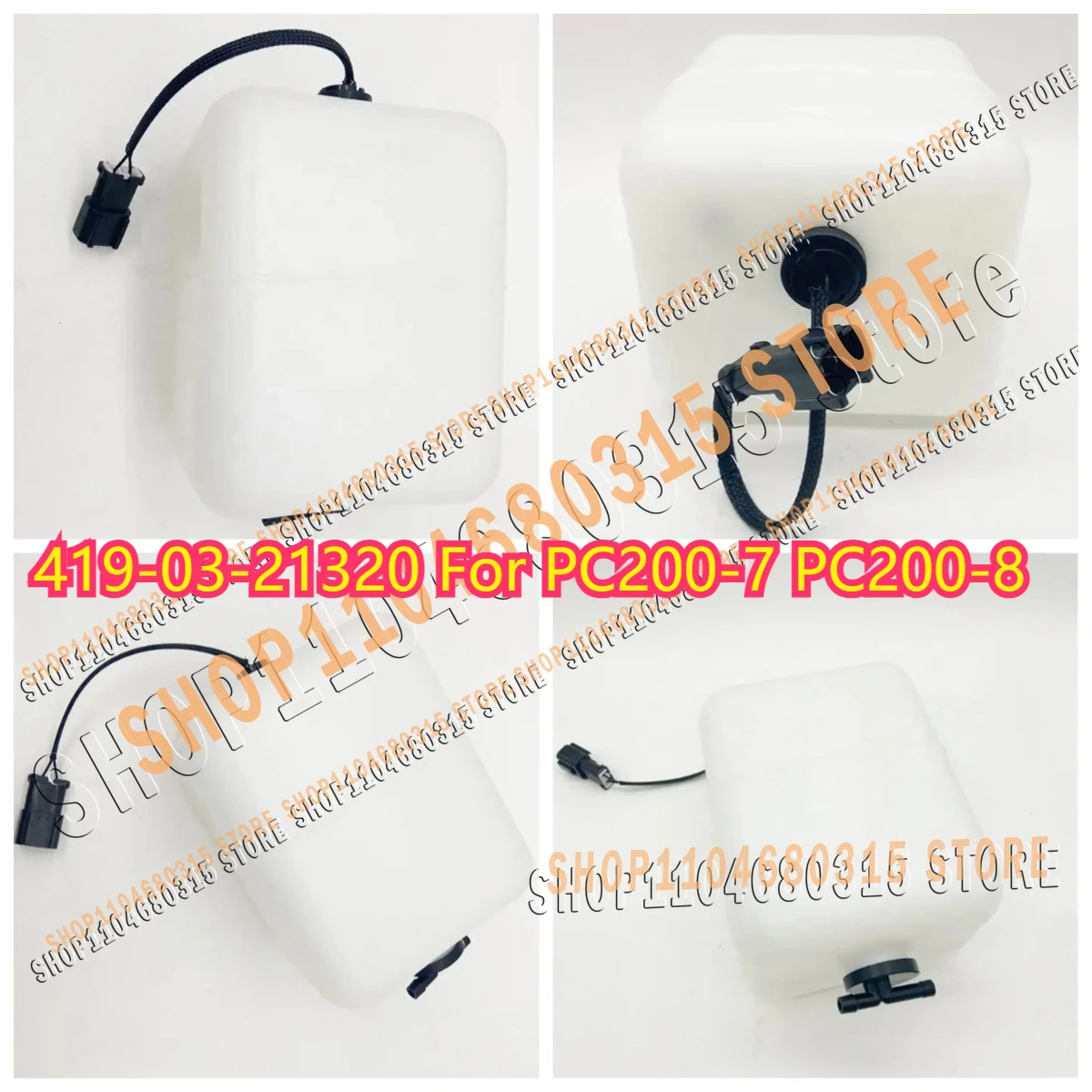 

419-03-21320 для Komatsu PC200-7 PC200-8: Высококачественный радиатор водяного бака экскаватора 20Y-06-15240, запчасти для экскаваторов