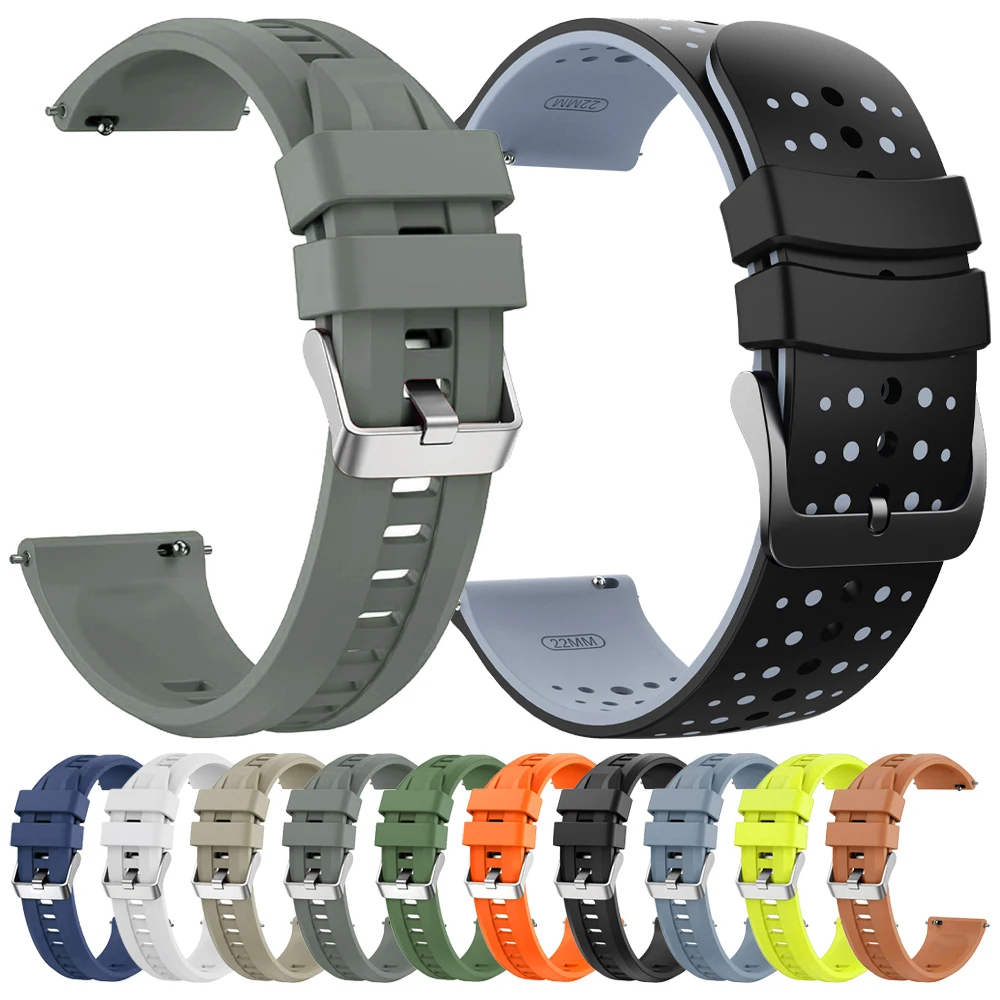 22Mm Silicone Strap… - image