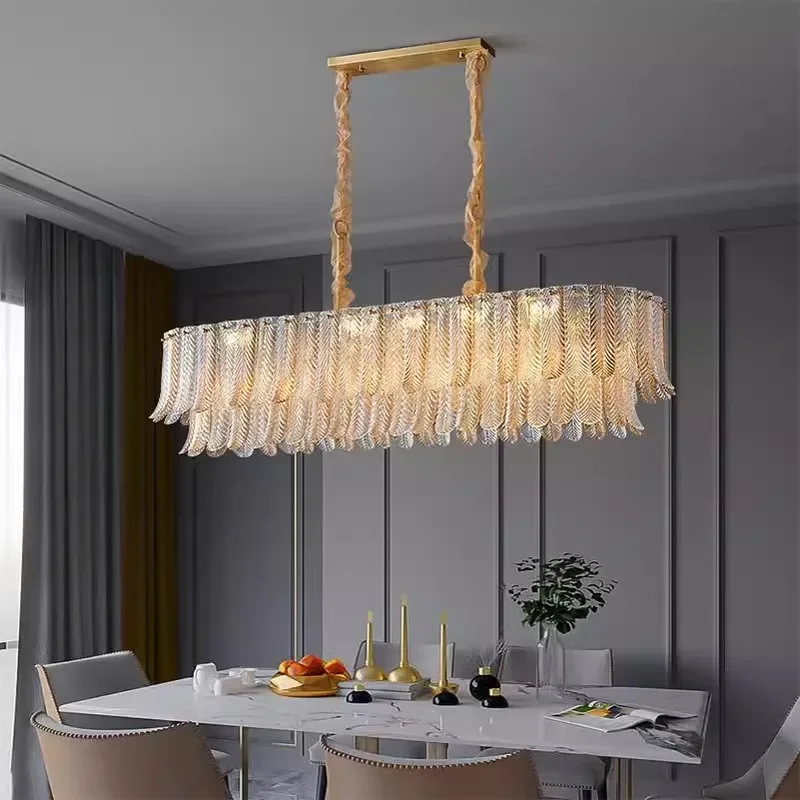 

All Brass Round Gold Glass Chandelier, Lustre Dining Room, Living Room, Bedroom Home Lighting Decoration, Ceiling Pendant Light