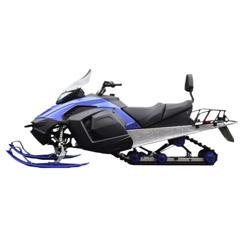 عرض ساخن لعام 2024 عربة ثلج بولاريس بمقعدين عربة ثلج مجنزرة 150CC زلاجات شتوية للطرق الوعرة