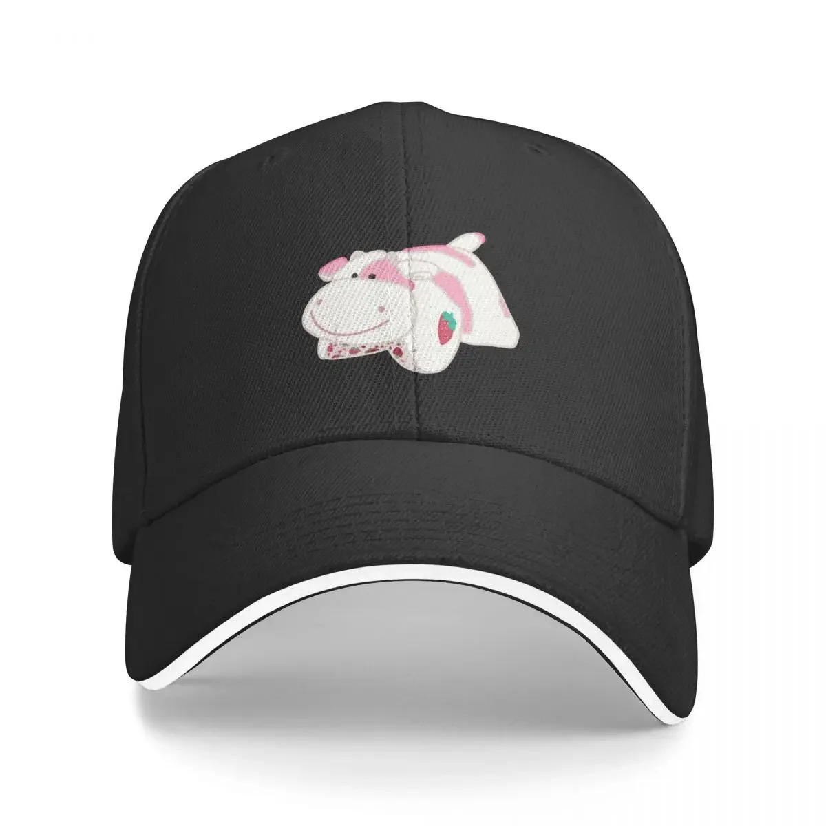 

Strawberry cow Baseball Cap Hood Fishing Caps Hats Baseball Cap Fashion Woman Hats Men'S