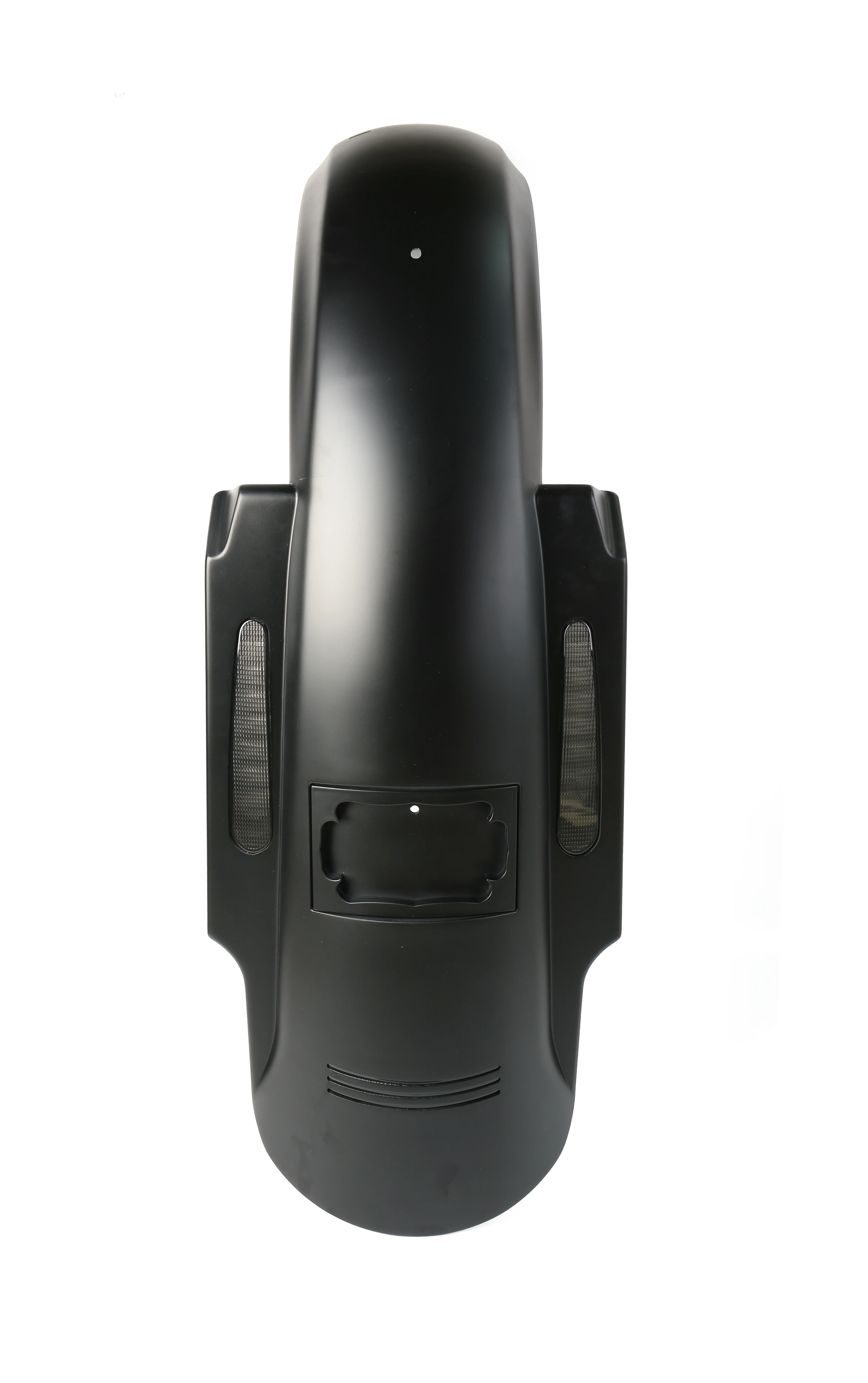 CFP-HL 1584-160 ABS Motorcycle Accessories  Black Rear Extended Fender with Led Lights and Wire Harness for Harley Touring 14-UP