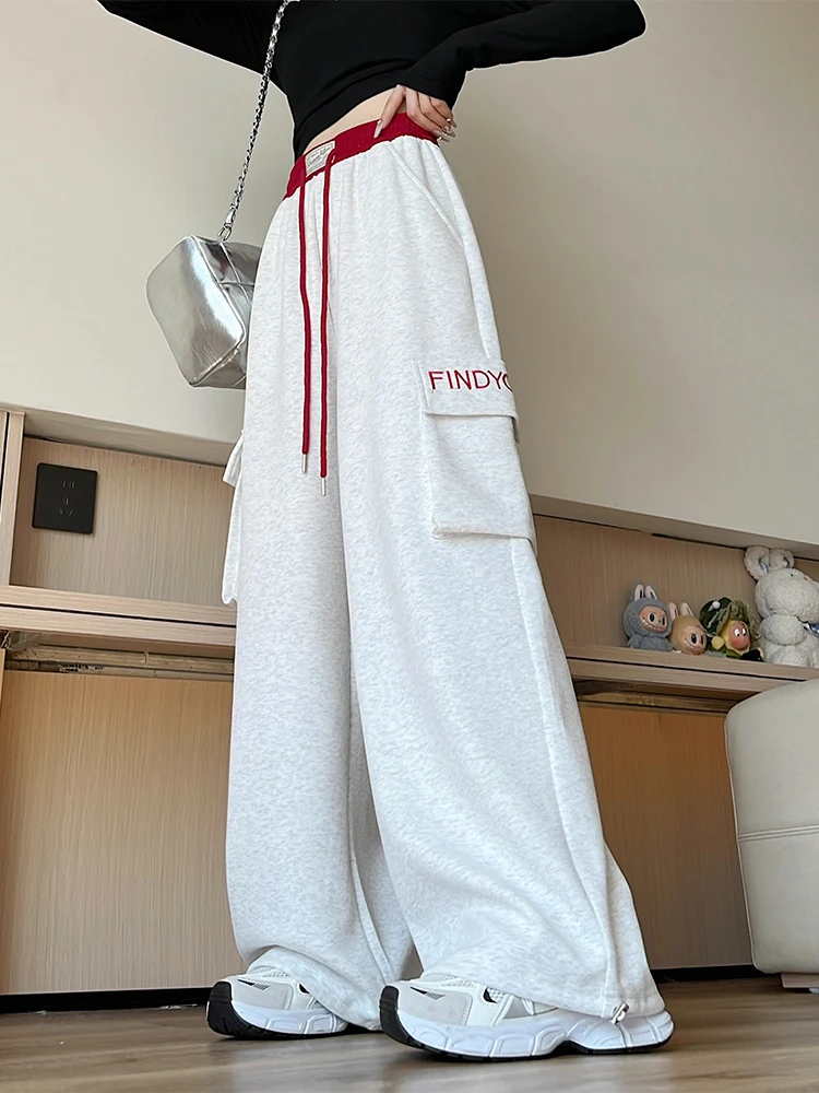 Pants Womens Quick Dry Cotton Summer Youth Style Cotton-Linen Outdoor Drawstrings Flowy Elastic Lightweight Urban Social Scene