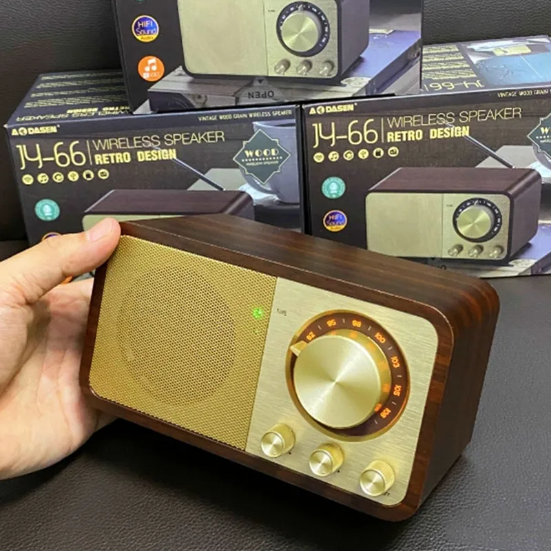 

Ретро-колонка в классическом стиле, FM-радио, ностальгическая Bluetooth-колонка, беспроводной звук, Bluetooth 5.0, деревянный портативный сабвуфер