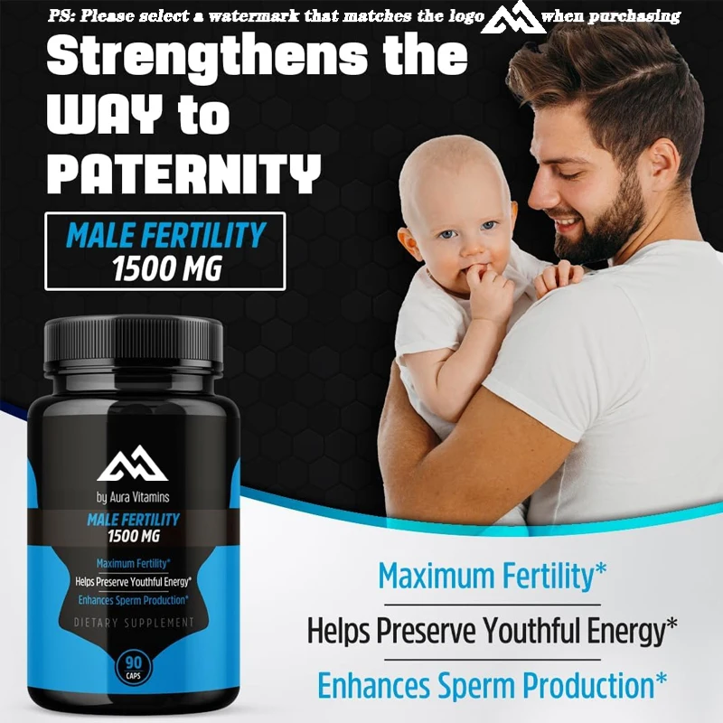 Male Fertility Support | 1500mg | 60 capsules | Promotes energy and health