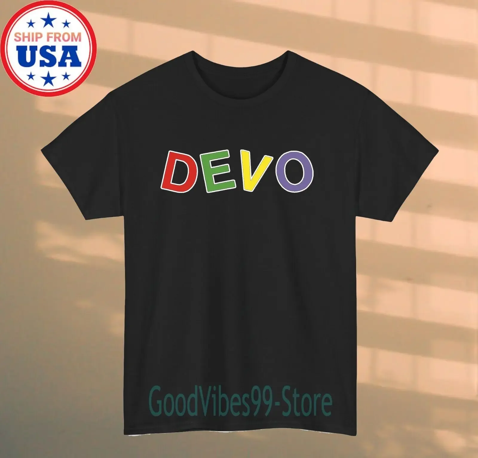 Devo We are DEVO Men's Black T-shirt Size S-5XL