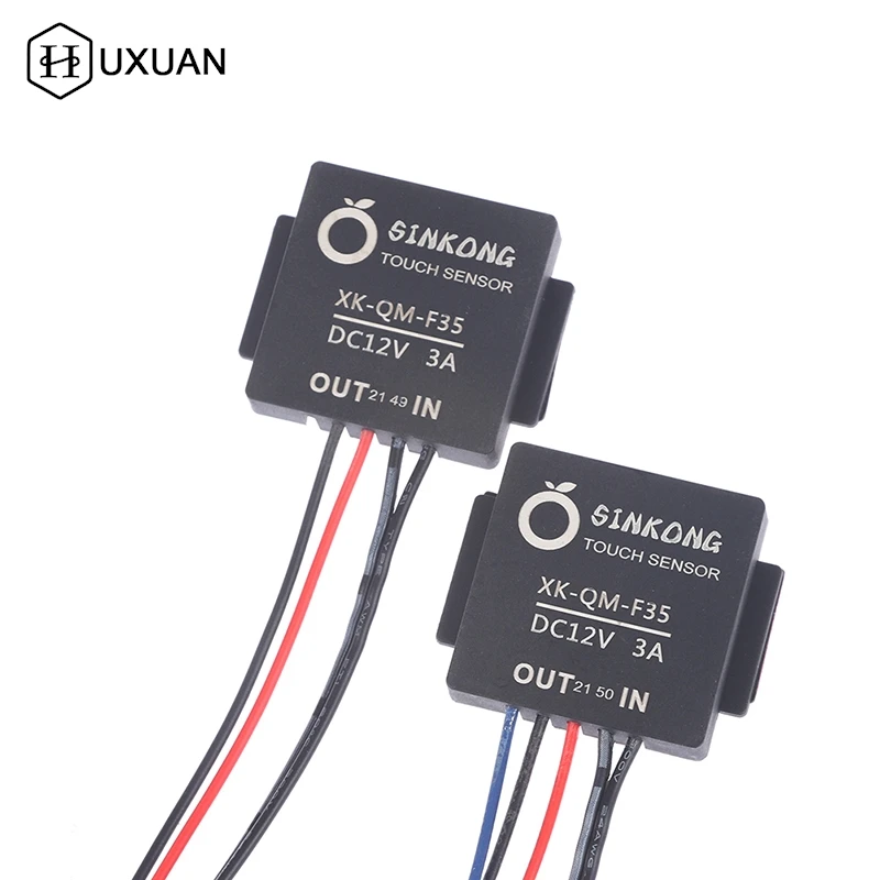 

1/2pcs Bathroom Mirror Switch On/Off Touch Switch DC12V 3A Waterproof Light Mirror Touch Switch Mirror Lamp Lighting Accessorie