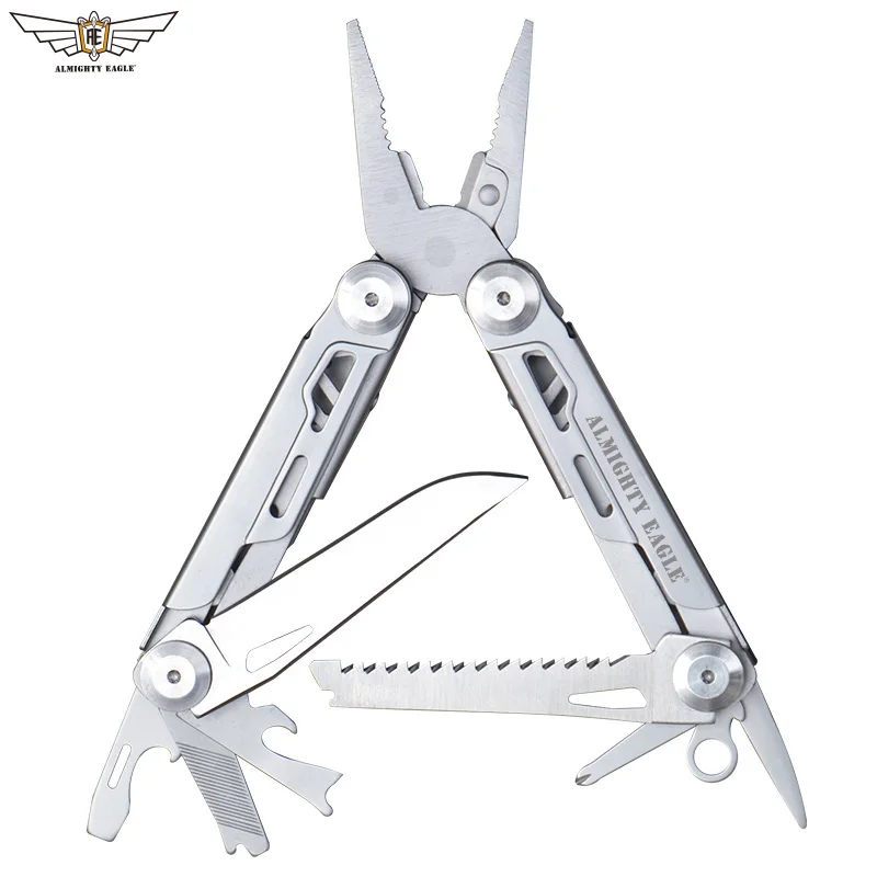 

Multitool Folding pliers Pocket Knife Stainless Steel Scissors Spring-Action Pliers with Nylon Sheath