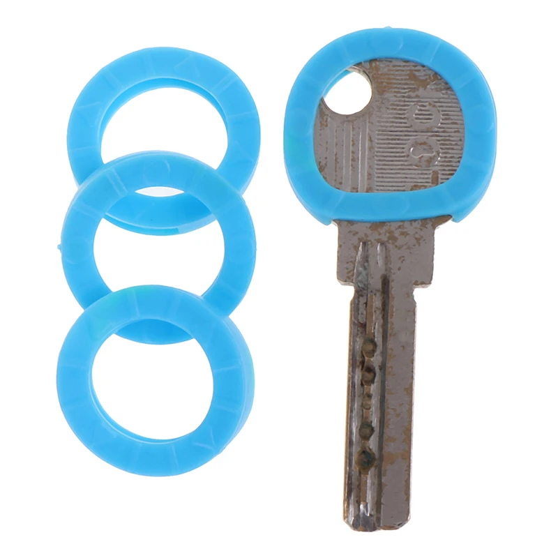 Bright Colors Hollow Silicone Key Cap Covers Topper Keyring With Bly Braille