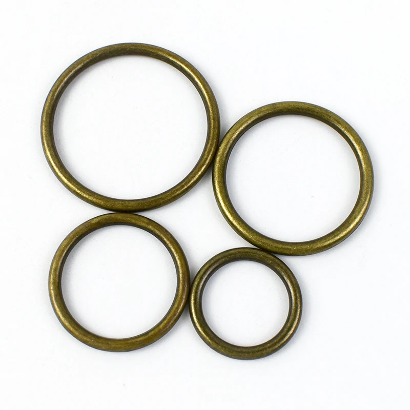 20 Stücke Meetee 20-50mm Metall O Ring Schnalle Tasche Schuhe Teller Verschluss Gurtband Ringe Stecker Haken DIY Hardware Zubehör