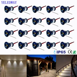 IP65 1W 12V Mini LED typu Downlight ściemniane schody zewnętrzny reflektor punktowy światła do szafki wpuszczane oświetlenie punktowe żarówki do sauny