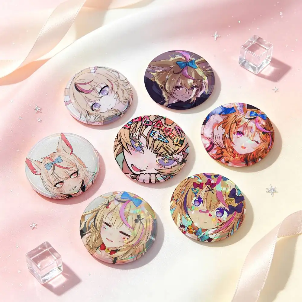 Polka Omaru Anime Figure Badges Button Round Creative Pin Brooch Badge Bag Decor Accessories Fans Collect Friends Gifts