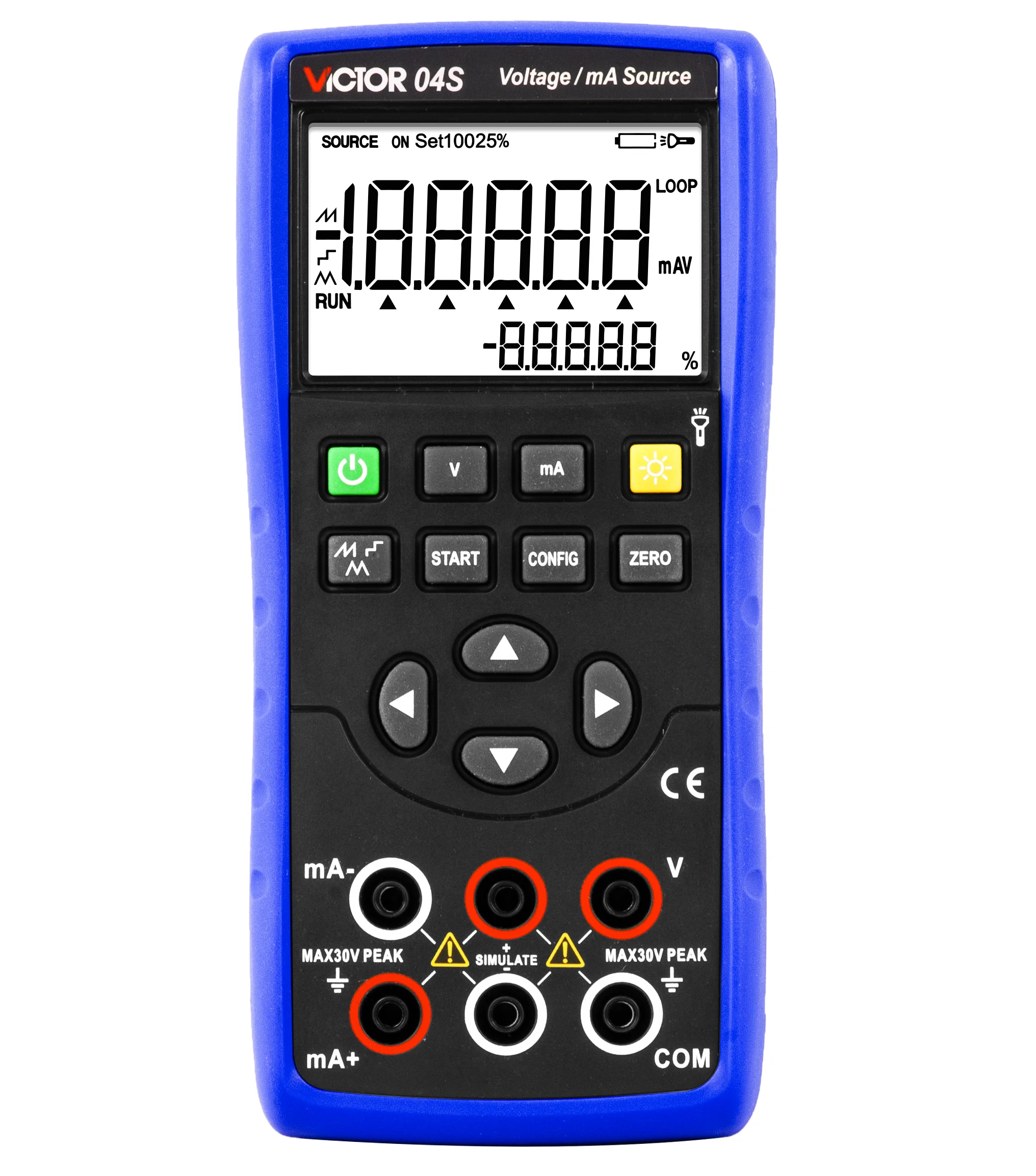 VICTOR 04S HIGH-PRECISION DIGITAL MEASUREMENT  Maximum applied current at output terminal approximately 25mA