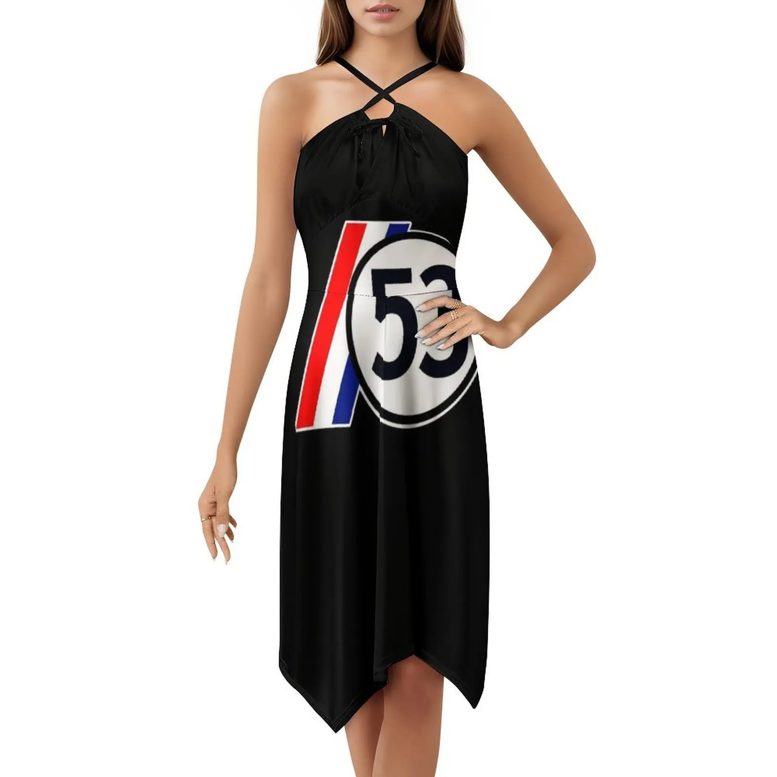 Herbie 53 The Love Bug Klassiek T-shirt Jurk - usage example