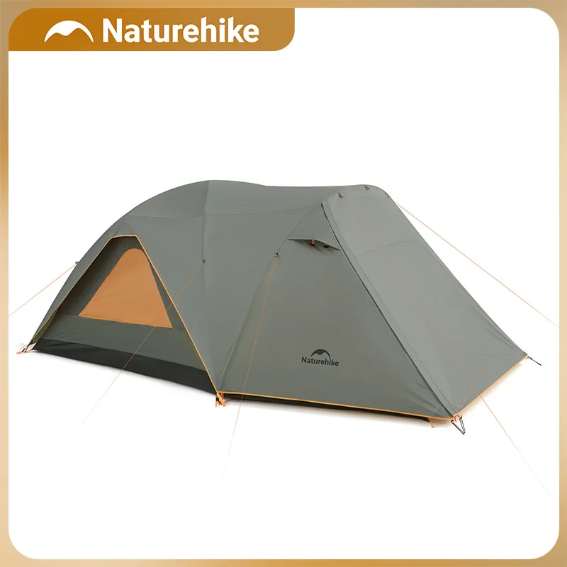 

Палатка Naturehike Kota Cloud для 8-10 человек, для активного отдыха, кемпинга, походов, путешествий, большая, водонепроницаемая, дышащая