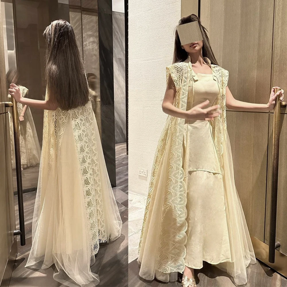 

Prom Dress Fashion Spaghetti A-line Graduation Dresses Stole Taffeta Formal Evening Gowns Vestidos De Graduación فساتين سهره