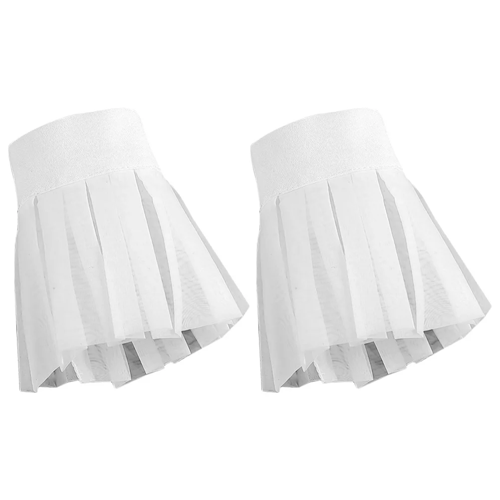 1 paire de manchettes de poignet à fausses manches, douces et confortables, accessoires décoratifs élégants pour robe de mariage, bal de promo, photographie
