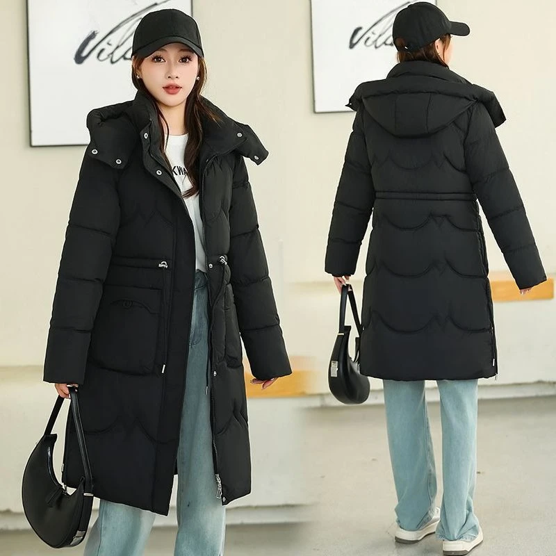 Heavy Duty Winter Coat 2025 Thermal Hooded Long Jacket with Detachable Hood Windproof Hot Sale Clothes