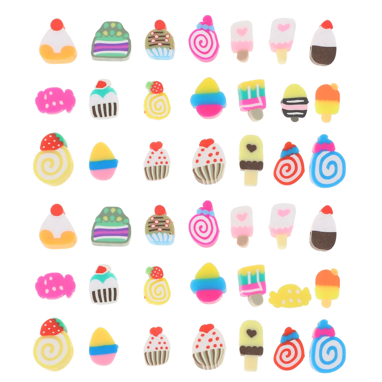 

1Set Necklace Bracelet Loose Beads Polymer Clay Sturdy Durable Spacer Bead for Craft Projects Necklace Loose Bead