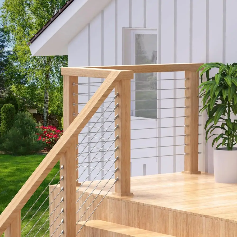 Stainless Steel Swageless Tension End Fitting Terminal Kit 1/8" Cable Railing