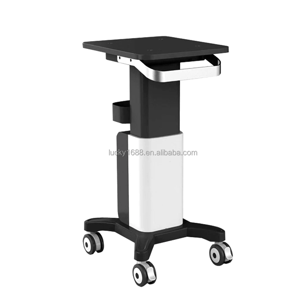 Factory Price Salon Furniture Rolling Ultrasound Beauty Machine Trolley with Four Wheels