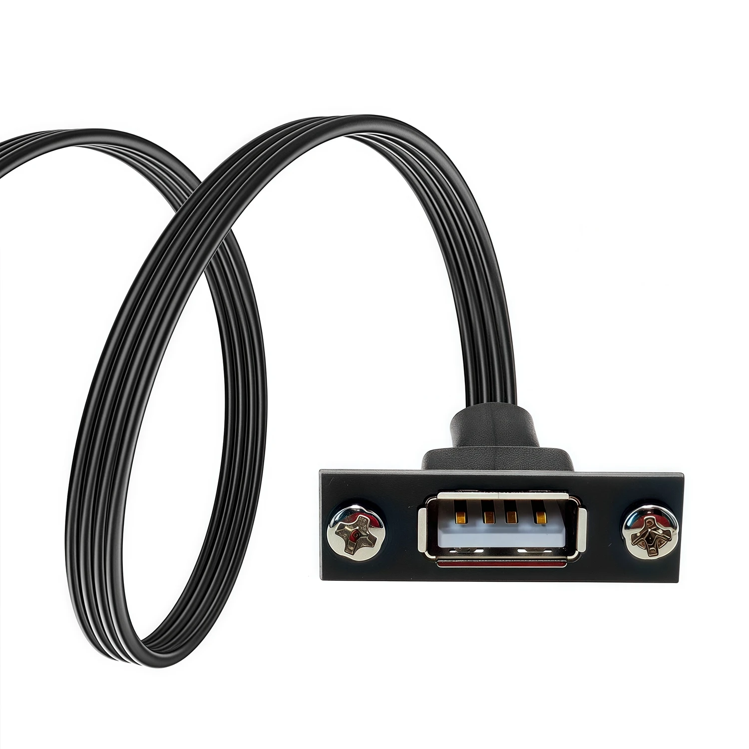5cm-300cm USB 2.0 A Plug to Male&Male/Female 90 Angled Extension Cable USB 2.0 Male to Female Right/Left/Down/Up Black Cable 10C