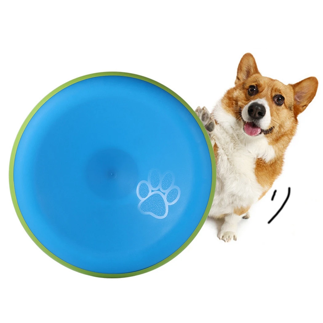 Dog Flying Disc Plastic Interactive Disc Dog Toy Puppy Flyer Pet Teething Toy Training Toy Plastic Trainning Tools Pet Supplies