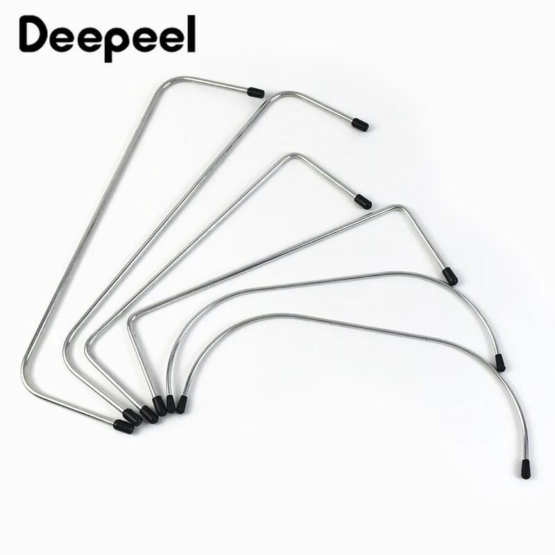 1Pair=2Pcs 8-35cm Metal Bag Bracket Handle Square Ring Purse Frame Handles Kiss Clasp for Making Bags DIY Hardware Accessories