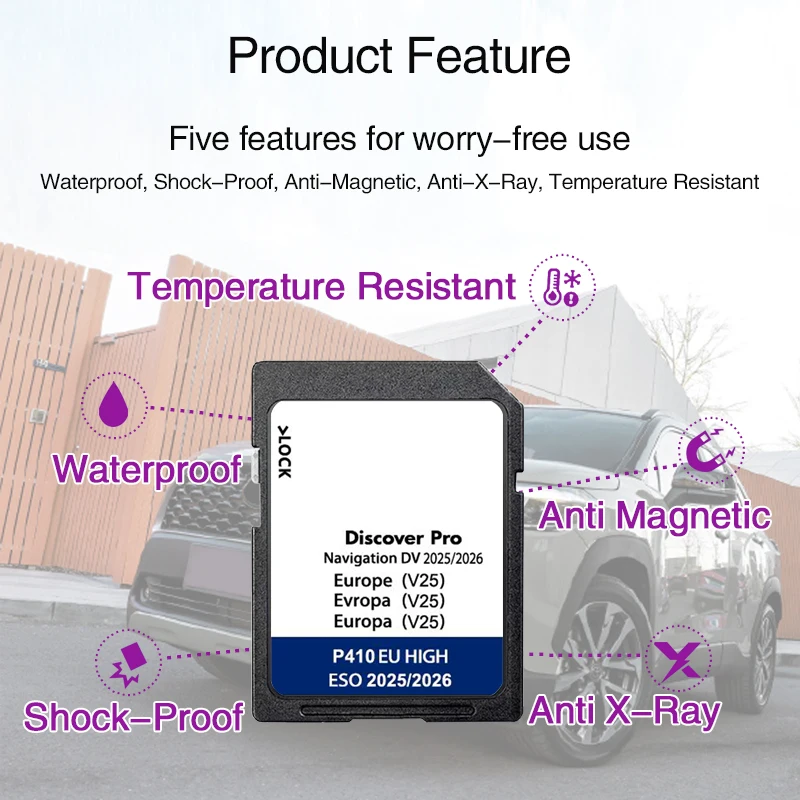 المملكة المتحدة أوروبا خريطة تحديث Sat Nav بطاقة SD 2025-2026 لشركة فولكس فاجن باسات توران تيجوان DV V25 وسائل الإعلام اكتشف برو الملاحة بطاقة الذاكرة 64 جيجابايت