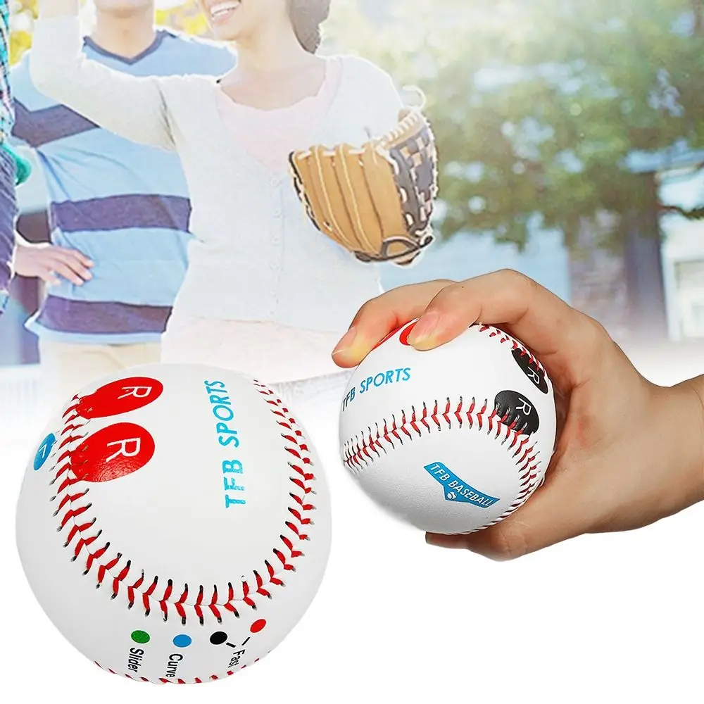 Pitch Training Baseball with Finger Placement Markers Standard Baseball Pitching Trainer Kit Training Aid for Pitching Practice