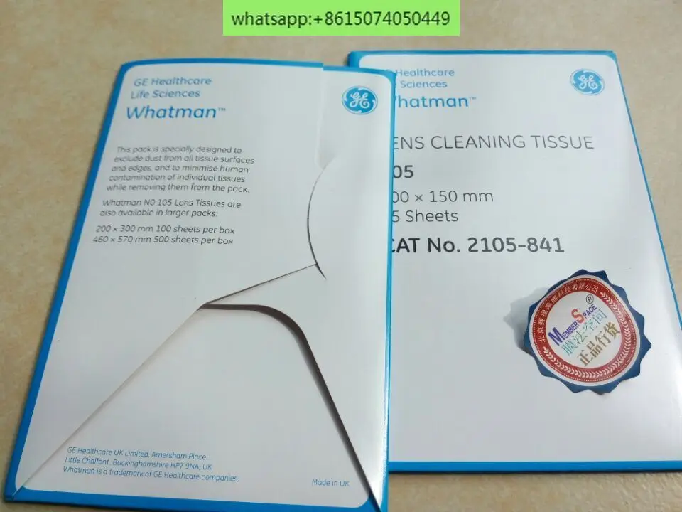 2105-841 Whatman mirror cleaning paper 105 25 pieces, camera precision optical protection