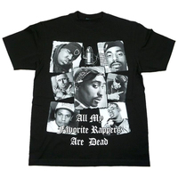The Same OG RAPPER 2PAC Old School HIPHOP Rap MC Street Dance BBOY Large-sized Short-sleeved T-shirt
