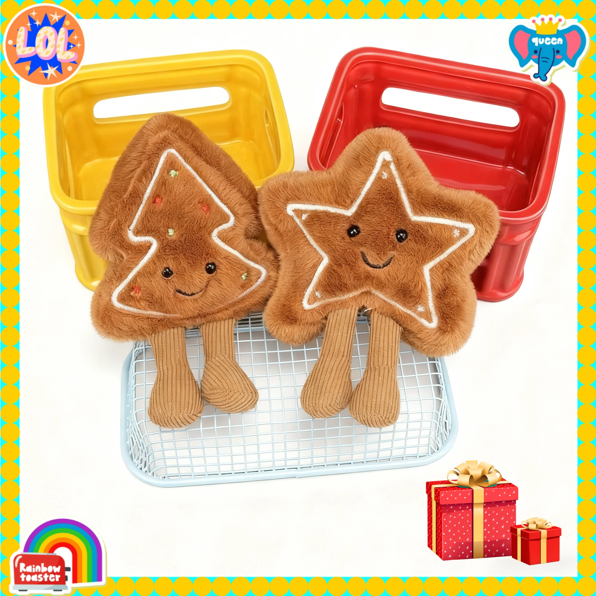 **=#Cute Plush Doll Pendant Car Hanging Ornament Bread Story Style Bag Accessories Vegetable Food Shapes Holiday Gift Decor