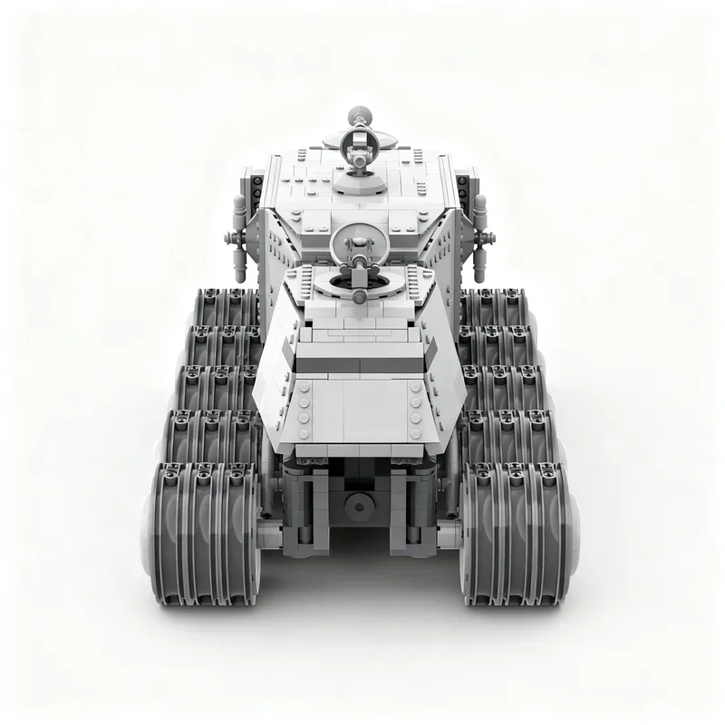 Custom 2332PCS Star Battle Movie HAVw A6 Juggernaut V3 Turbo Tank Model DIY Creative Display Assembly Building Blocks Gift Decor