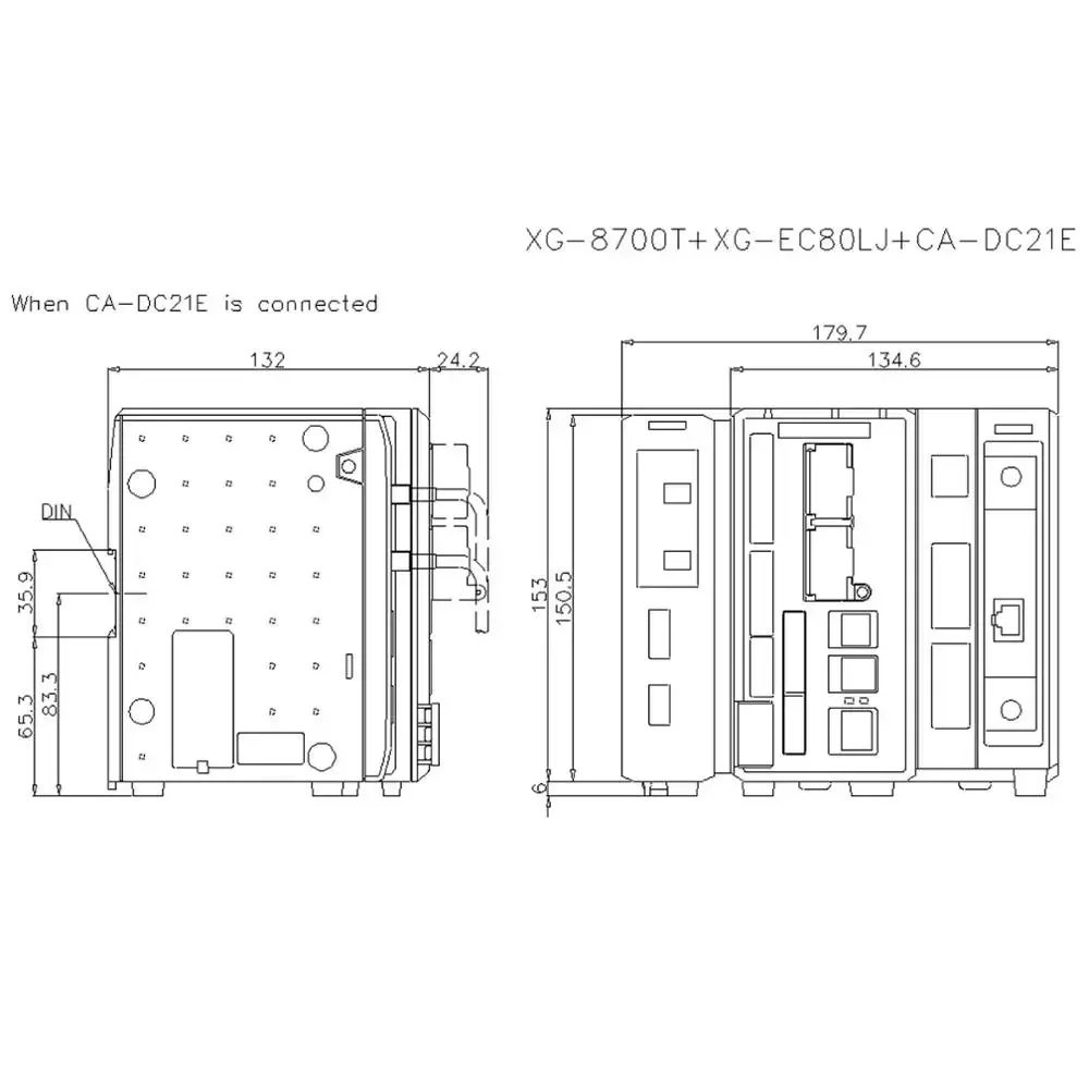 Utilisé CA-DC21E 24V Vision Contrmatérielle