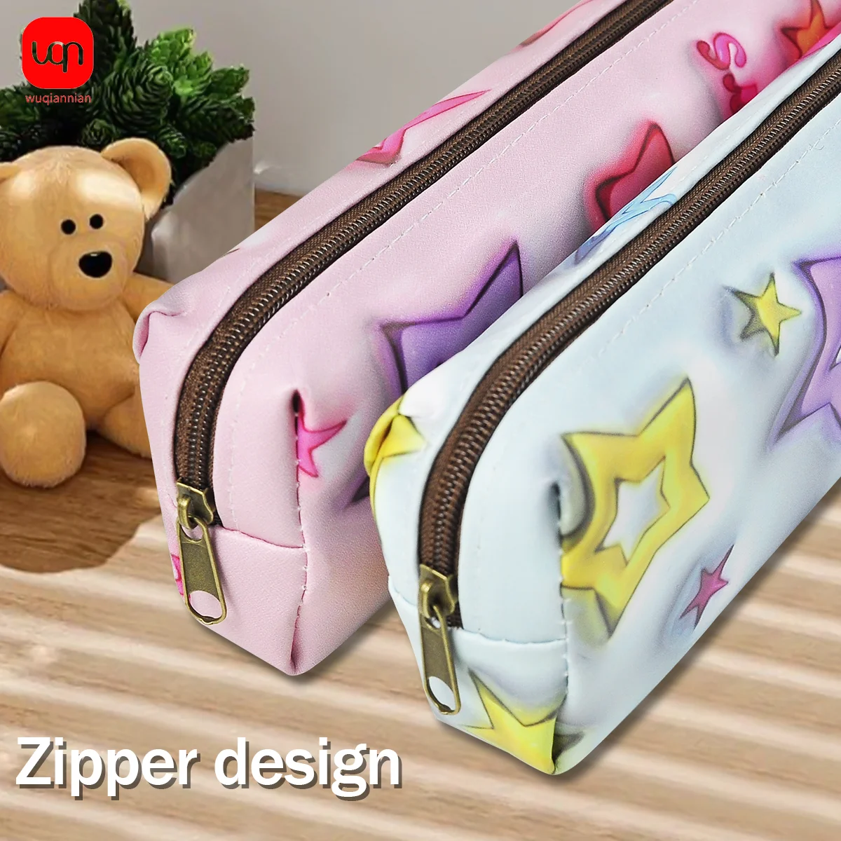 Pencil Box Male And Female Primary School Students Large Capacity Storage Box Simple School Supplies Children's Pencil Box Doubl