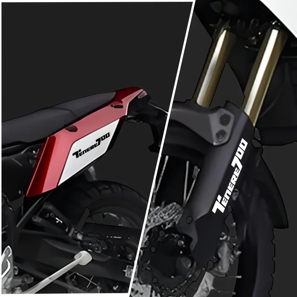 2 шт./компл. светоотражающая наклейка с логотипом Tenere 700 для украшения стайлинга мотоцикла, бренд и безопасность-аксессуар для тематической наклейки