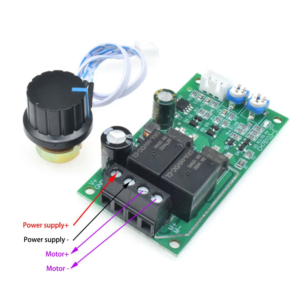Motor Avançar e Reverse Controller, alta corrente com Relé Limite, Driver Levantamento Control Board, Fonte de Alimentação, DC 6-40V, 5A