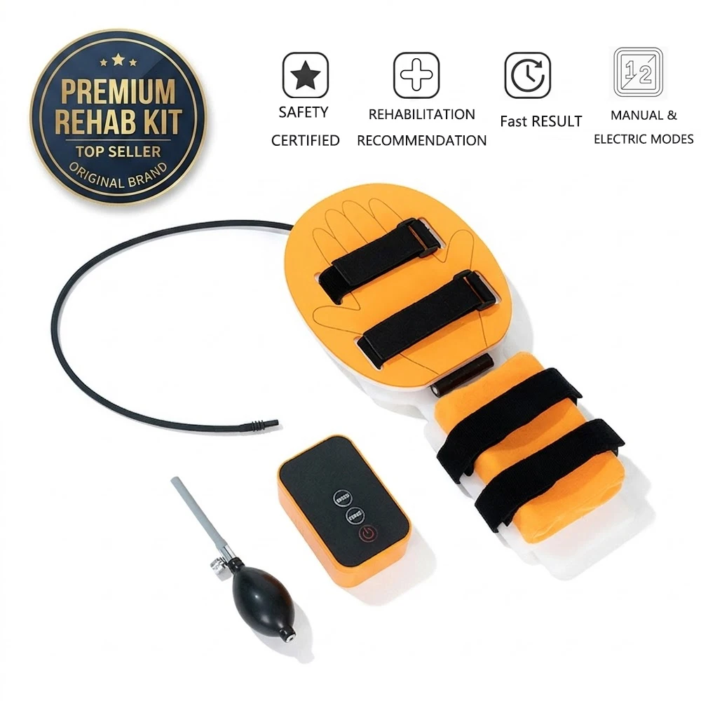 

Wrist Joint Trainer Rehabilitation Tool Smart Electric Manual Dual Mode Hand Joint Exerciser for Stroke Recovery Relief Home use