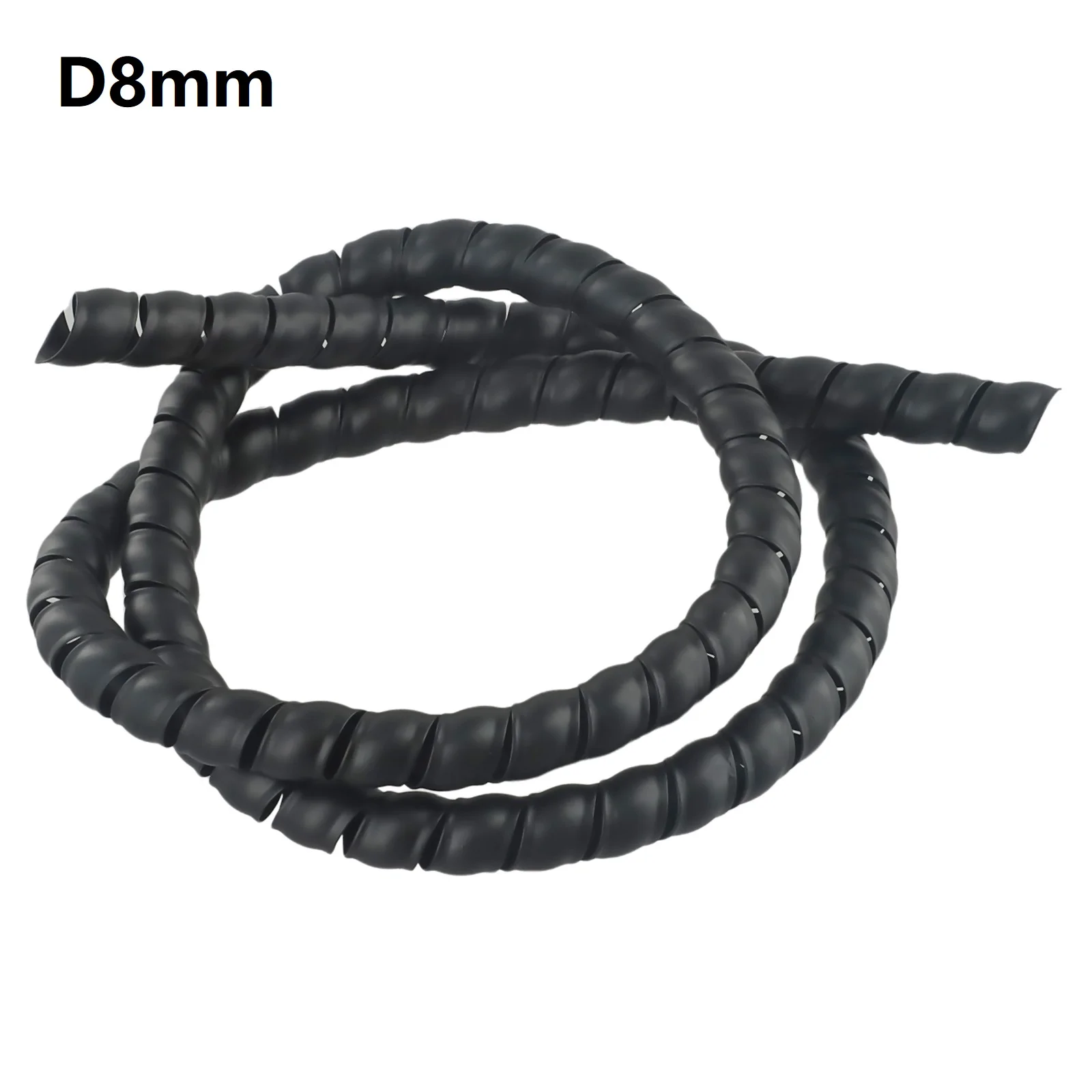 Spiral Wound Wire Protector Tube for Cable and Hose Management 1Meter Length Protects Against Abrasion and Electrical Hazards
