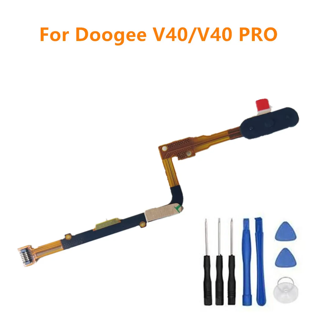 For DOOGEE V40 PRO Cell Phone New Original Fingerprint Button Components Sensor Flex Cable For Doogee V40 Repair Accessories