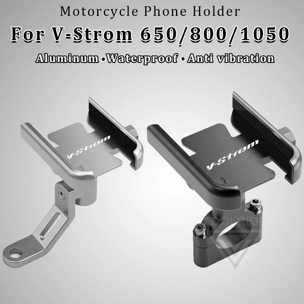 

Motorcycle Phone Holder Aluminum V Strom 650 Accesorios for Suzuki V-Strom 250 800 1000 1050 XT DL Vstrom DL650 DL1000 DL1050