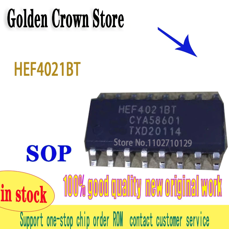 10~20Pcs/Lot  100% New original HEF4021BT SOP16 Chipset   In Stock