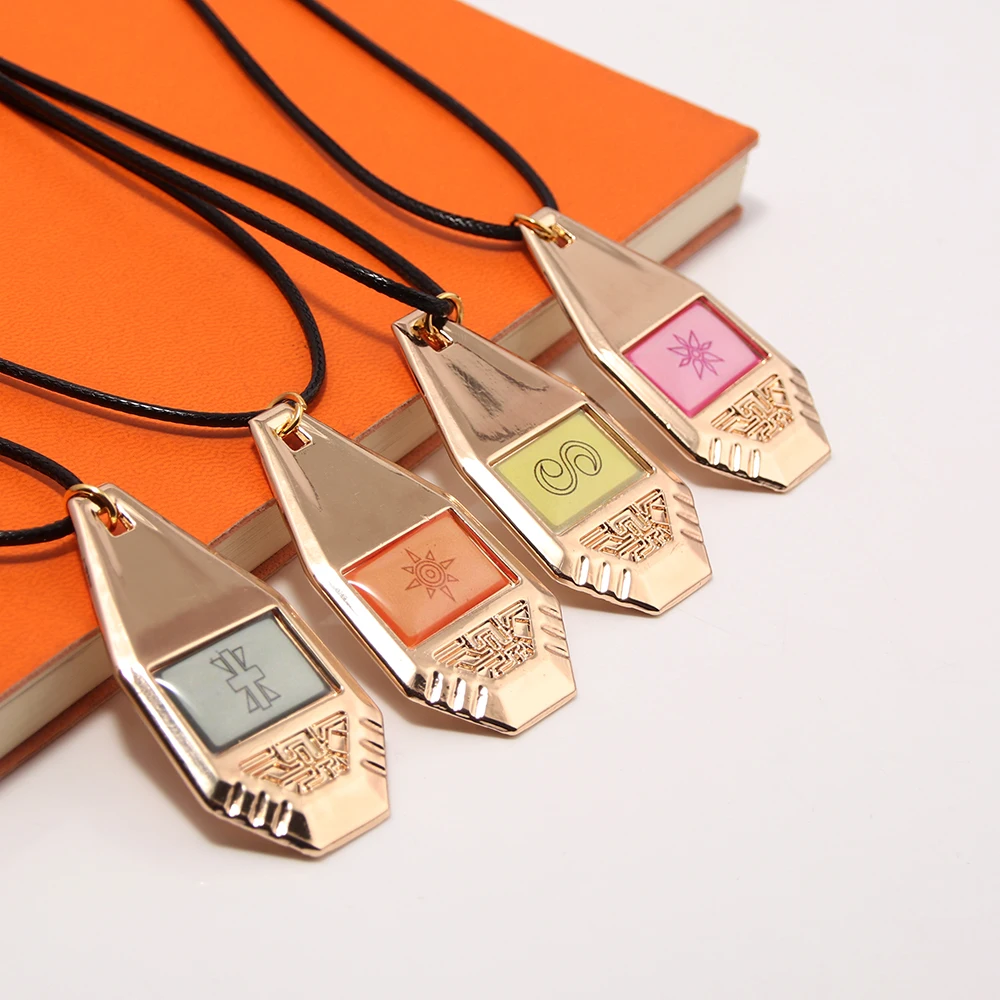 Digimon Adventure Necklace Tag & Crest Emblem Digivice Badge Pendant Necklace Digital Monster Evolution Collection Gift image 4