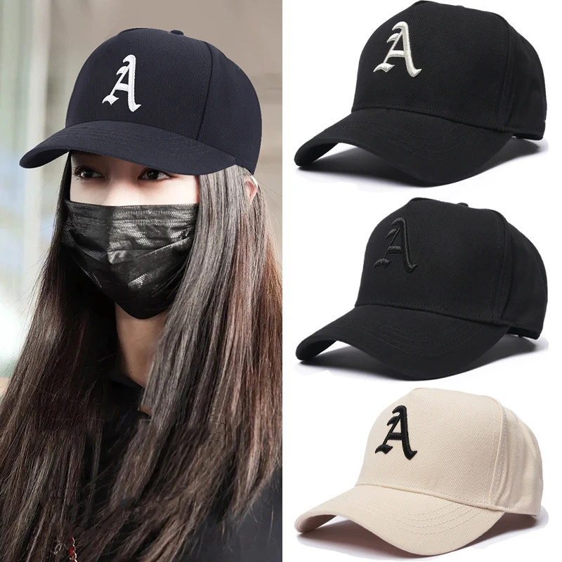 Gorra de béisbol para hombre y mujer, gorro de camionero, marca de lujo, bordado de letras A, algodón, deportes, Golf, Hip Hop, Invierno