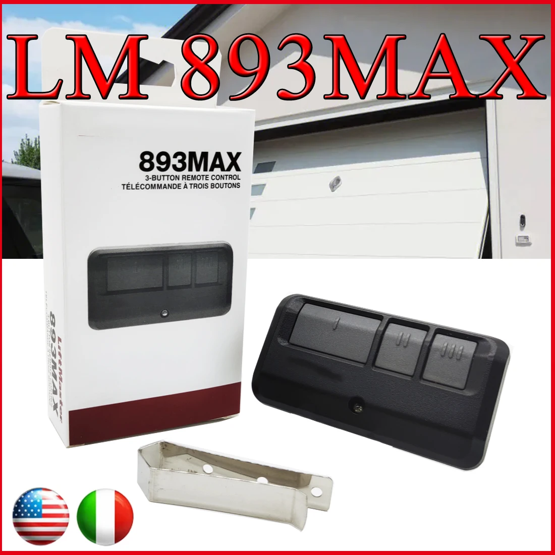 LiftMaster 893MAX 893LM 891LM 373LM 371LM 973LM 971LM 91LM Controls for Electric Gate 310MHz 315MHz 390MHz Garage Door Opener