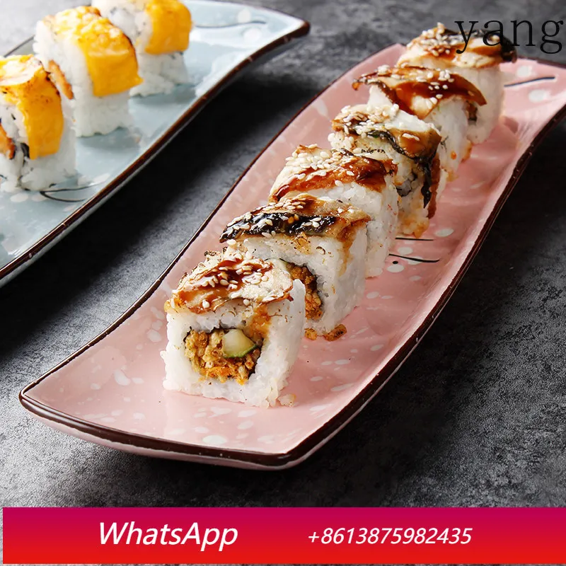 

CX Creative Ceramic Rectangle Plate Sushi Inventory Heart Plate