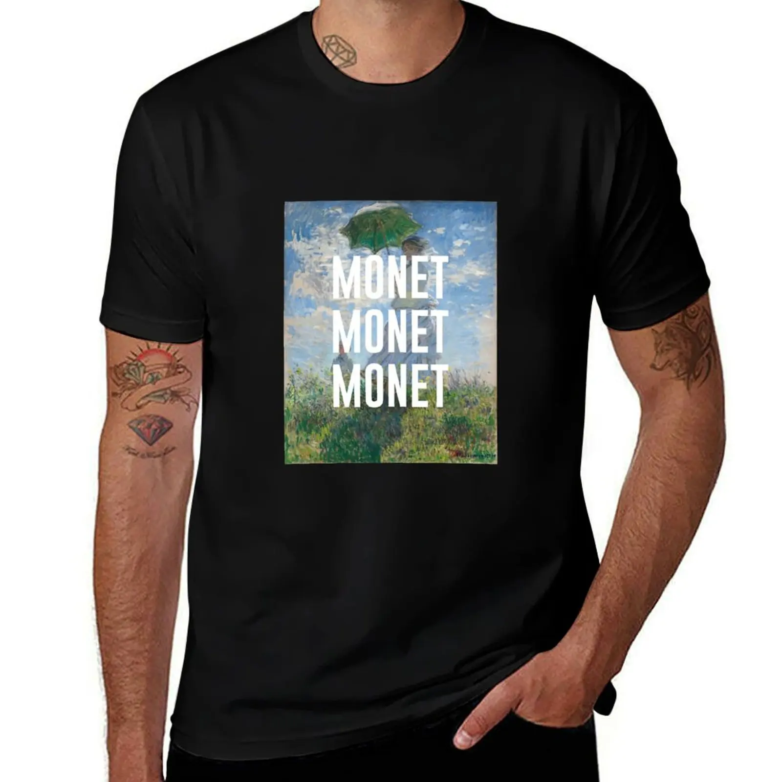 

Monet Monet Monet T-Shirt Fashion Casual Short Sleeve T-Shirt