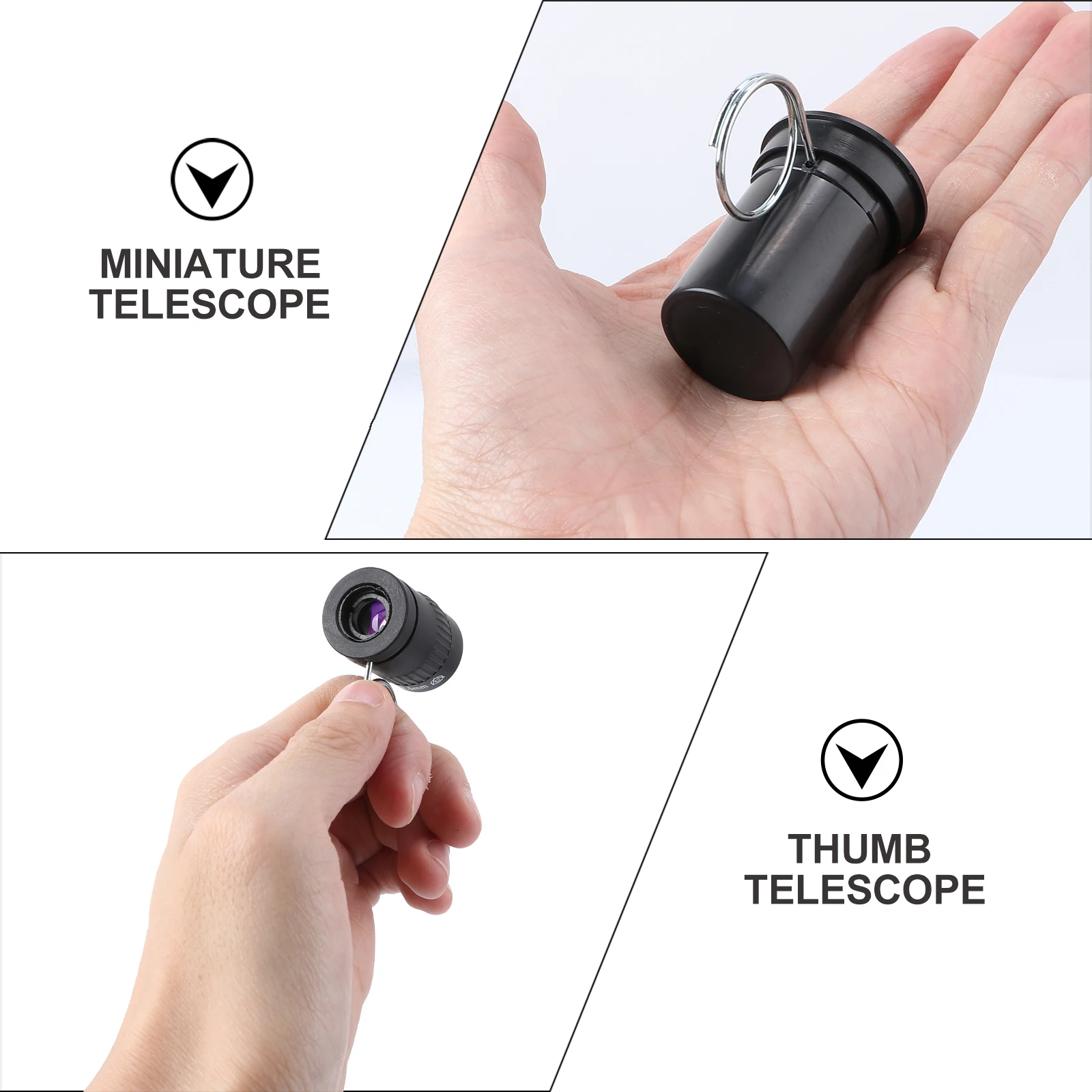 

Mini Telescope Adults Portable Black Monocular Telescopes Outdoor Travel Birdwatching Wildlife Camping